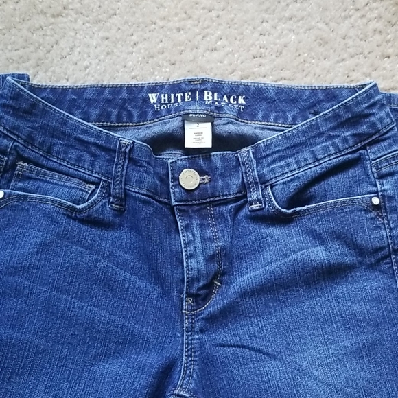 White House Black Market Jeans Women's Size 2 Blue Denims - Picture 2 of 5